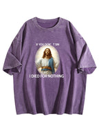 If You Don't Sin Graphic Washed T-Shirt