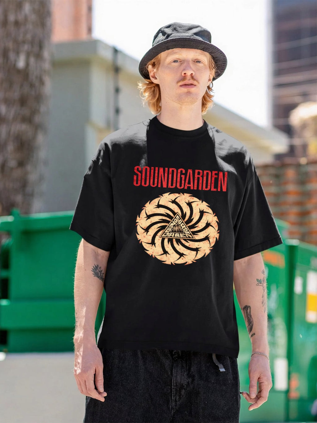 Soundgarden Spiral Sunburst Grunge Rock T-Shirt