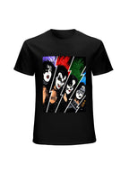 KISS Band Portrait Comic Pop Art T-Shirt