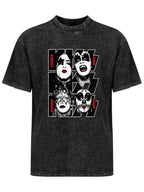 KISS Four Personas Band Portrait Graphic T-Shirt