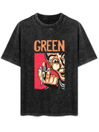 Green Day Comic Syringe Graphic T-Shirt