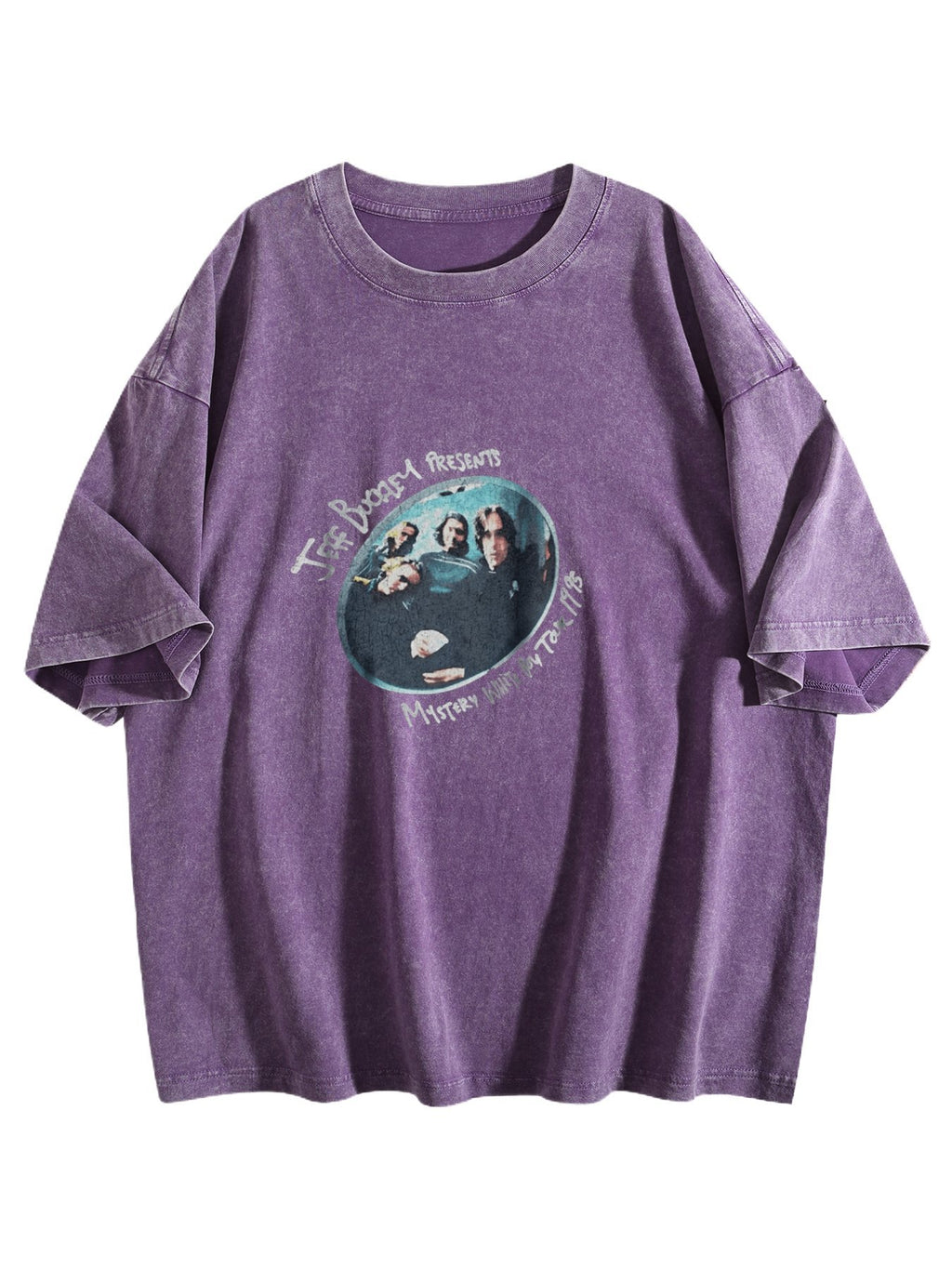 Jeff Buckley Mystery White Boy Tour Graphic Washed T-Shirt