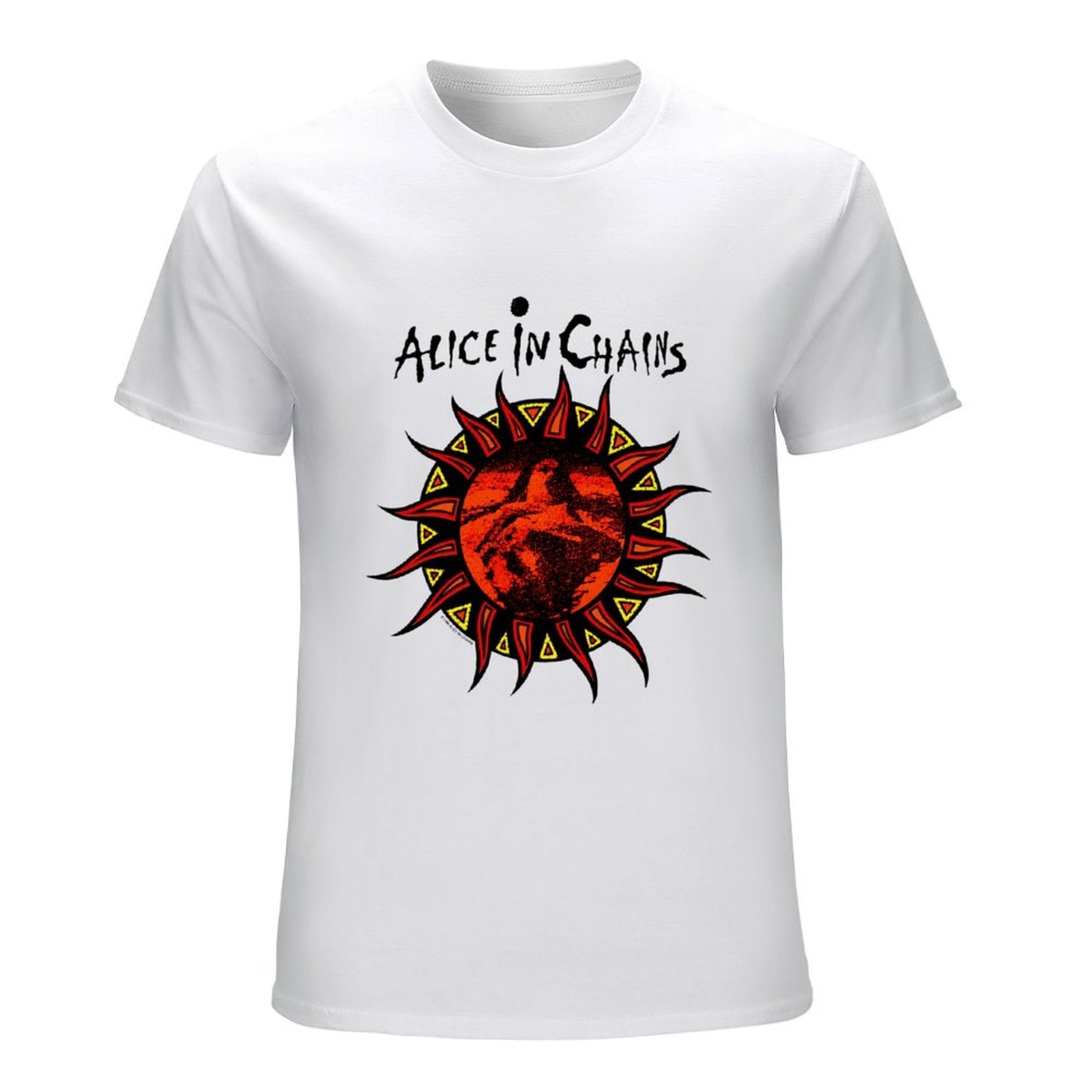 Alice in Chains Sun Graphic White T-Shirt