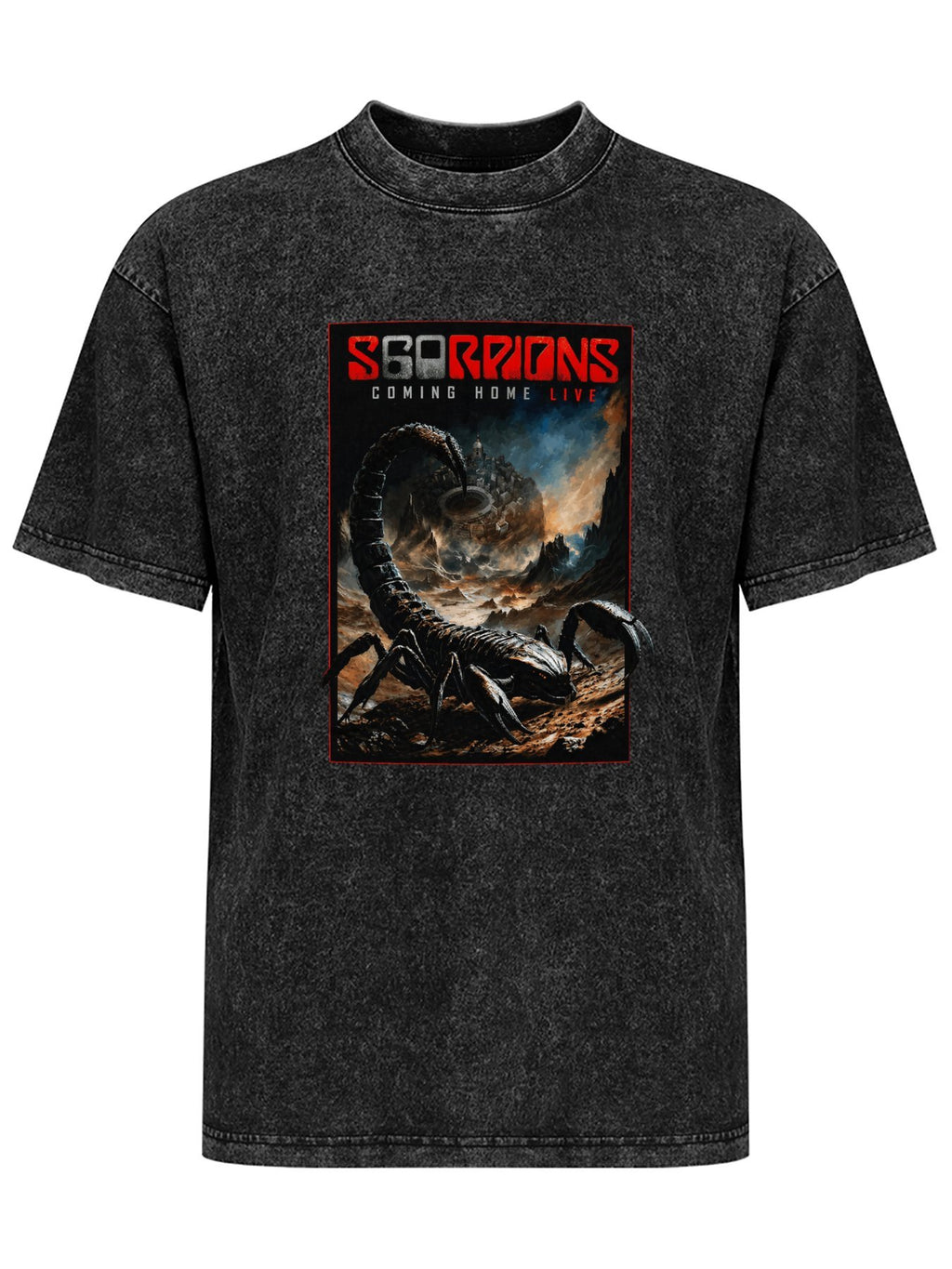 Scorpions Coming Home Live Scorpion Graphic T-Shirt