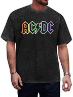 AC/DC Rainbow Logo Graphic T-Shirt