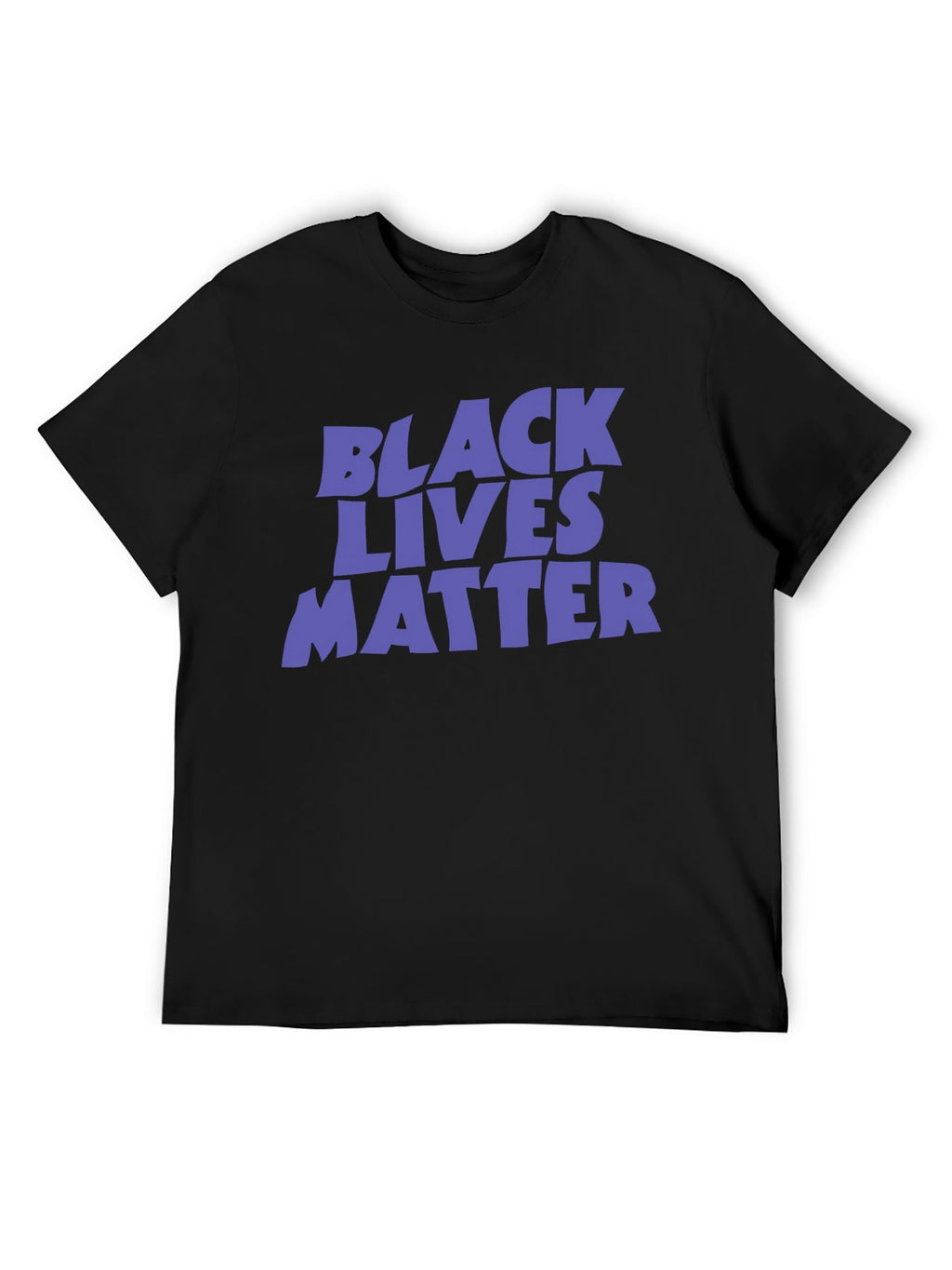 Black Lives Matter Purple Statement Graphic T-Shirt
