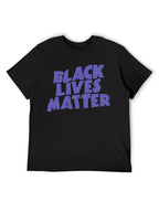 Black Lives Matter Purple Statement Graphic T-Shirt