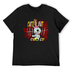 Cute but Cursed Doll Graphic Black T-Shirt