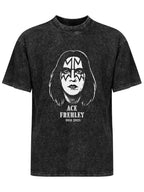 Ace Frehley Memorial Portrait Graphic T-Shirt