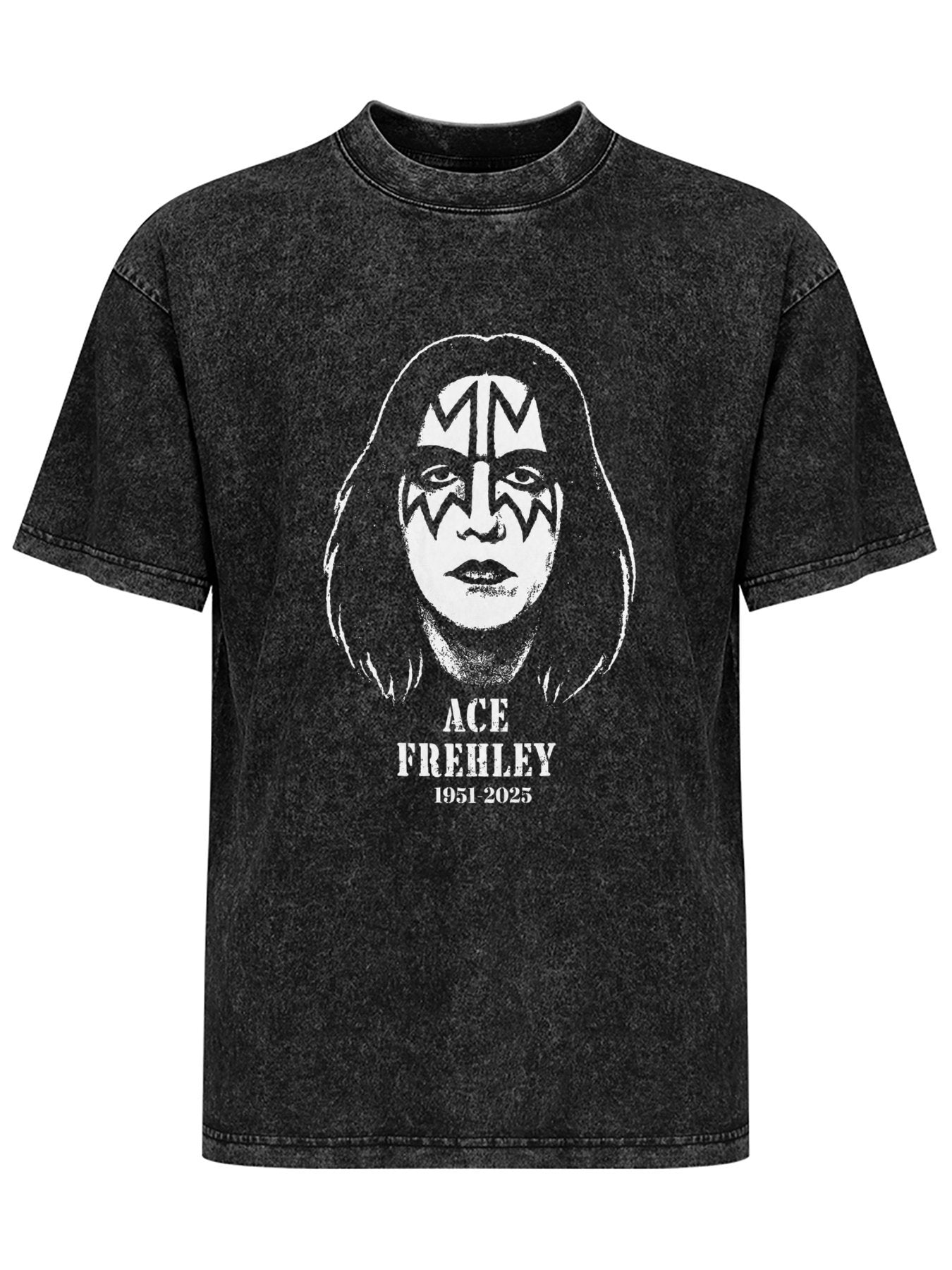 Ace Frehley Memorial Portrait Graphic T-Shirt