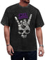 Vintage Washed Ozzy Osbourne Typography Rock Hand Graphic T-Shirt