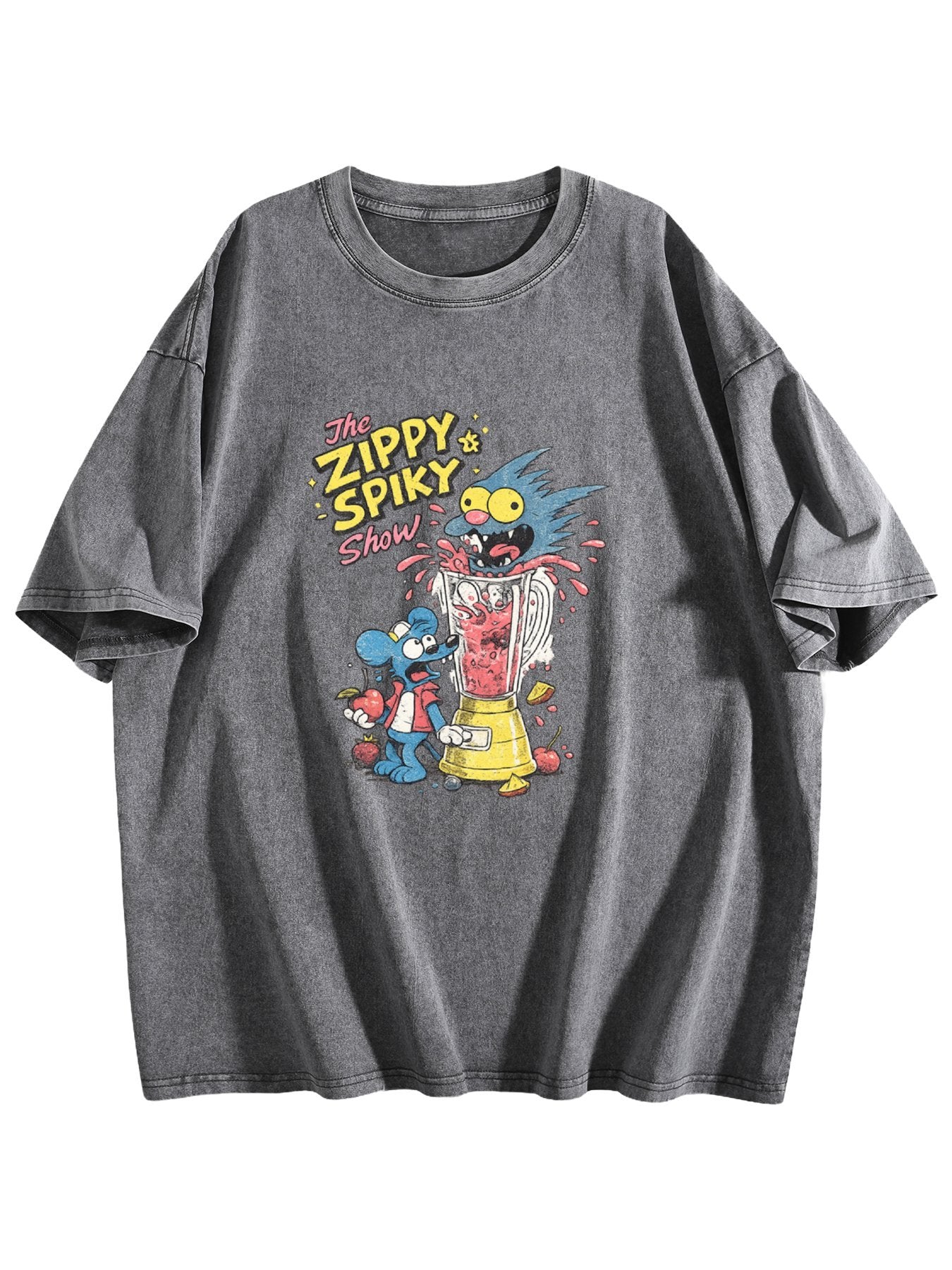 The Zippy Spiky Show Graphic Washed T-Shirt