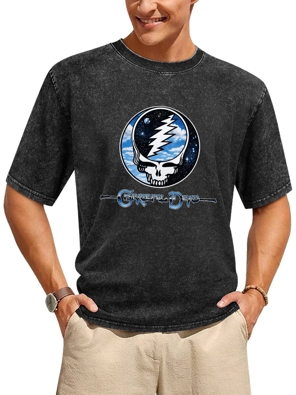Grateful Dead Steal Your Face Graphic T-Shirt