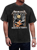 Metallica Meowster of Purrpets Guitar Cat T-Shirt