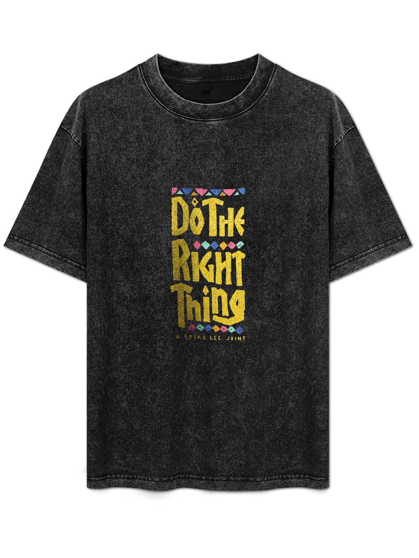 Do The Right Thing Graphic Washed T-Shirt