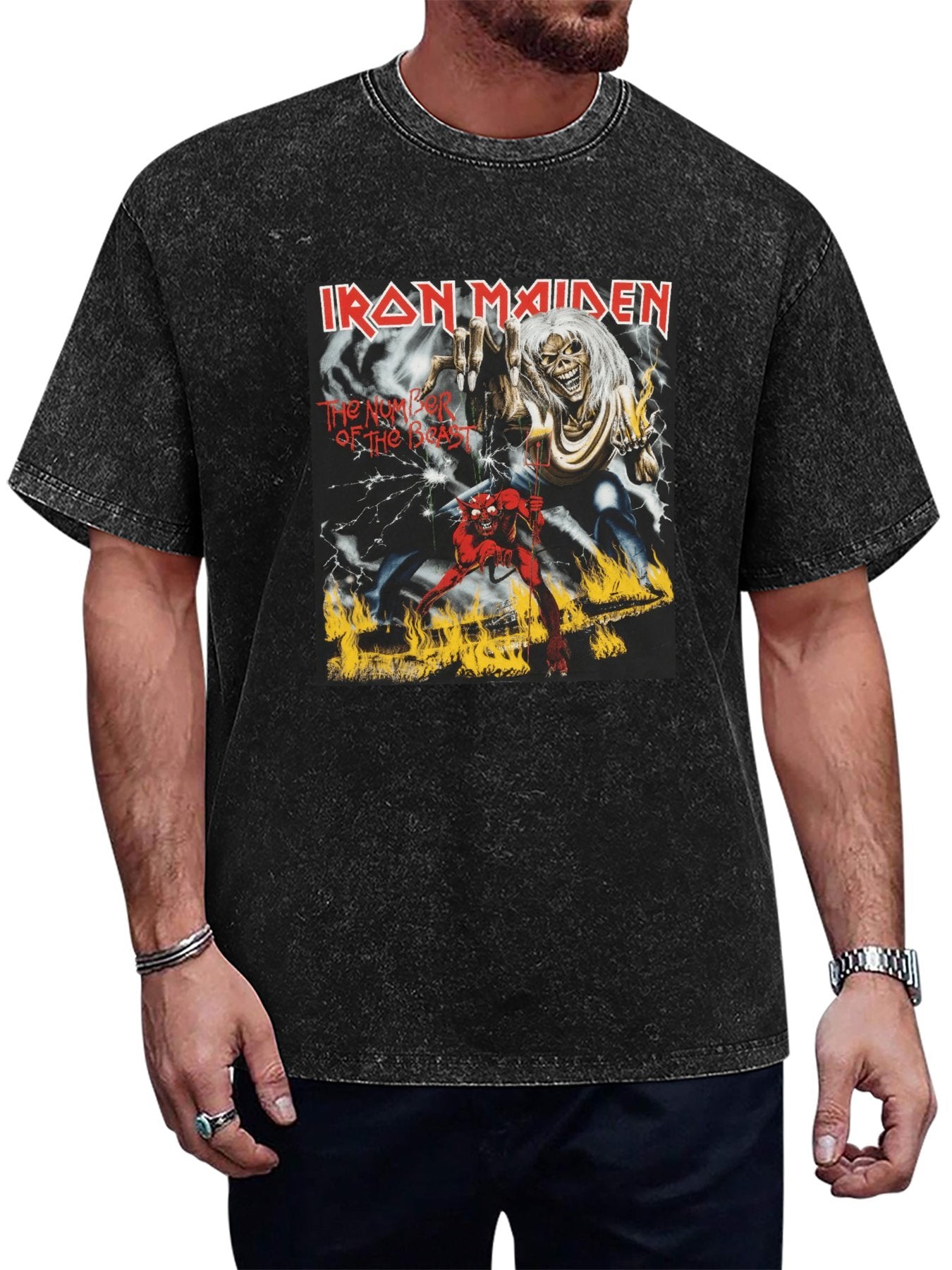 Iron Maiden The Number of the Beast Graphic T-Shirt Main image