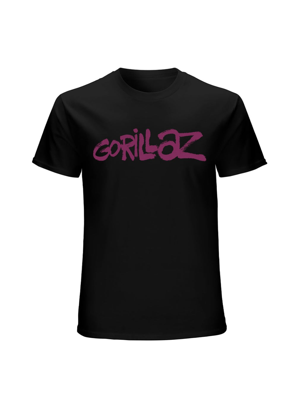 Gorillaz Purple Logo Graphic T-Shirt