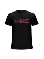 Gorillaz Purple Logo Graphic T-Shirt