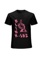 Blink-182 Middle Finger Punk Statement Graphic T-Shirt