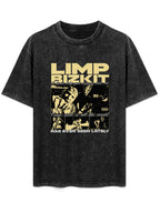 Vintage Washed Limp Bizkit Collage Graphic T-Shirt