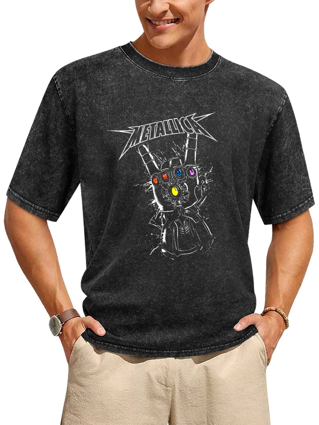 Metallica Power Gauntlet Graphic T-Shirt