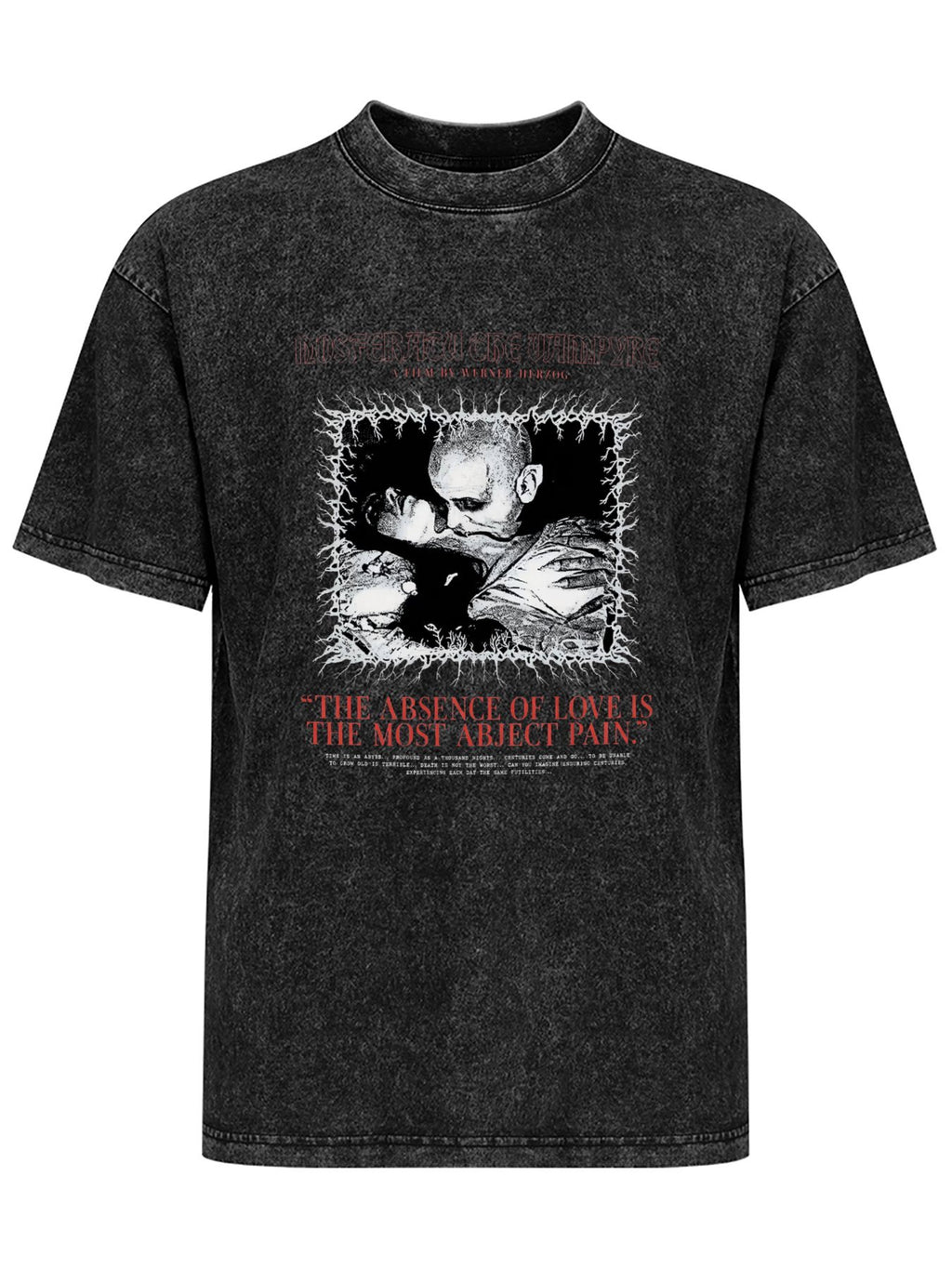 Vintage Washed Nosferatu Vampire Graphic T-Shirt