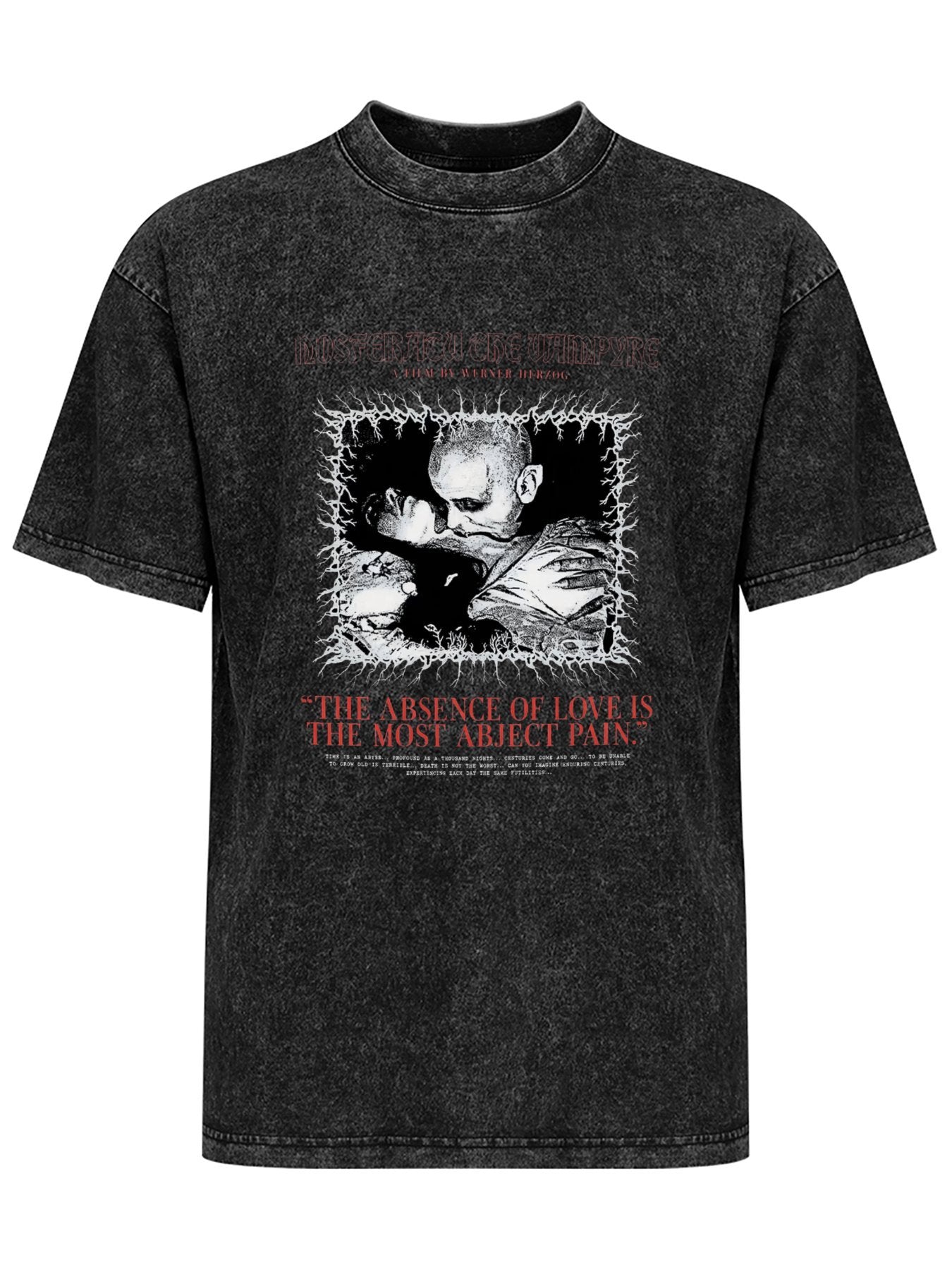 Vintage Washed Nosferatu Vampire Graphic T-Shirt