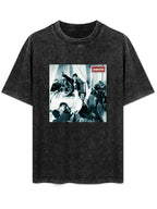 Oasis Bedroom Party Band Portrait Graphic T-Shirt