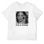 It Is a Crime Portrait Graphic White T-Shirt