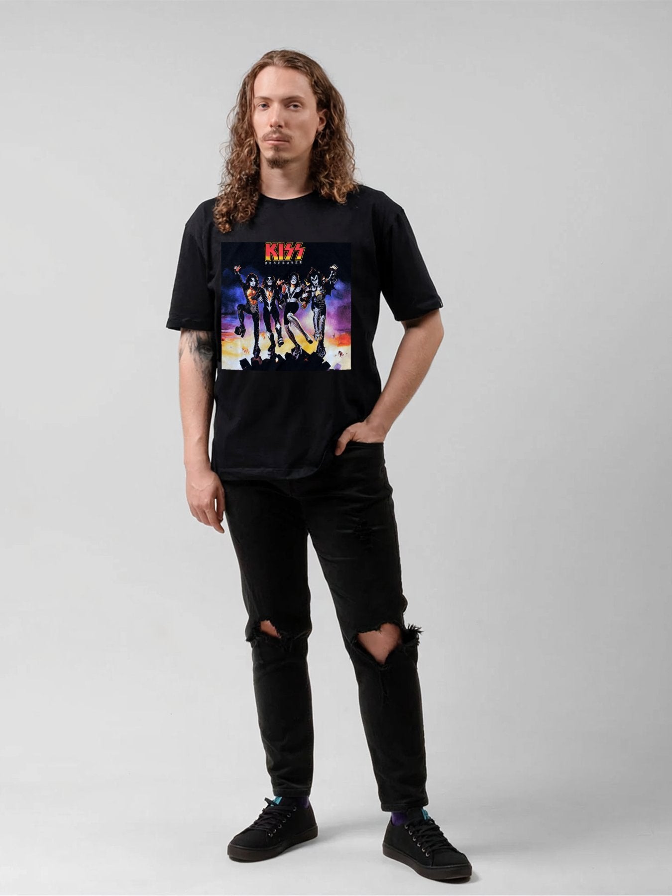 KISS Destroyer Album Artwork Graphic T-Shirt
