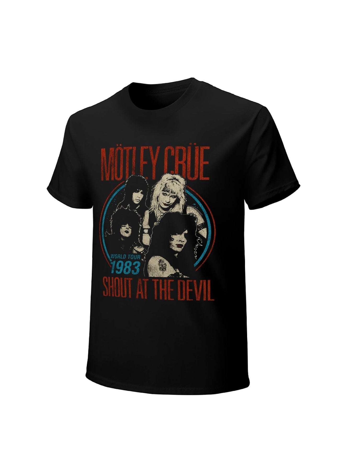 Mötley Crüe Shout At The Devil 1983 World Tour Graphic T-Shirt