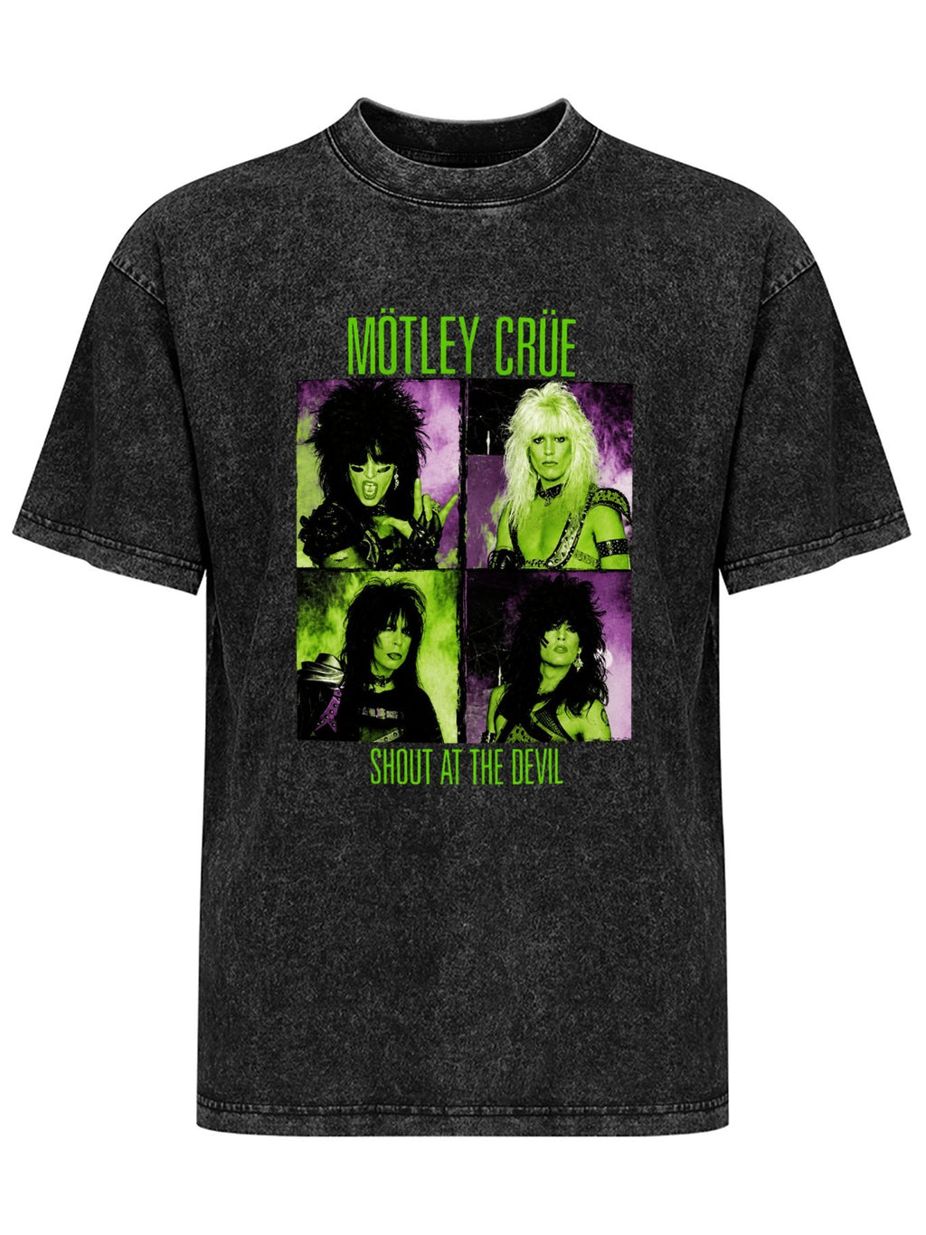 Mötley Crüe Shout at the Devil Portrait Graphic T-Shirt