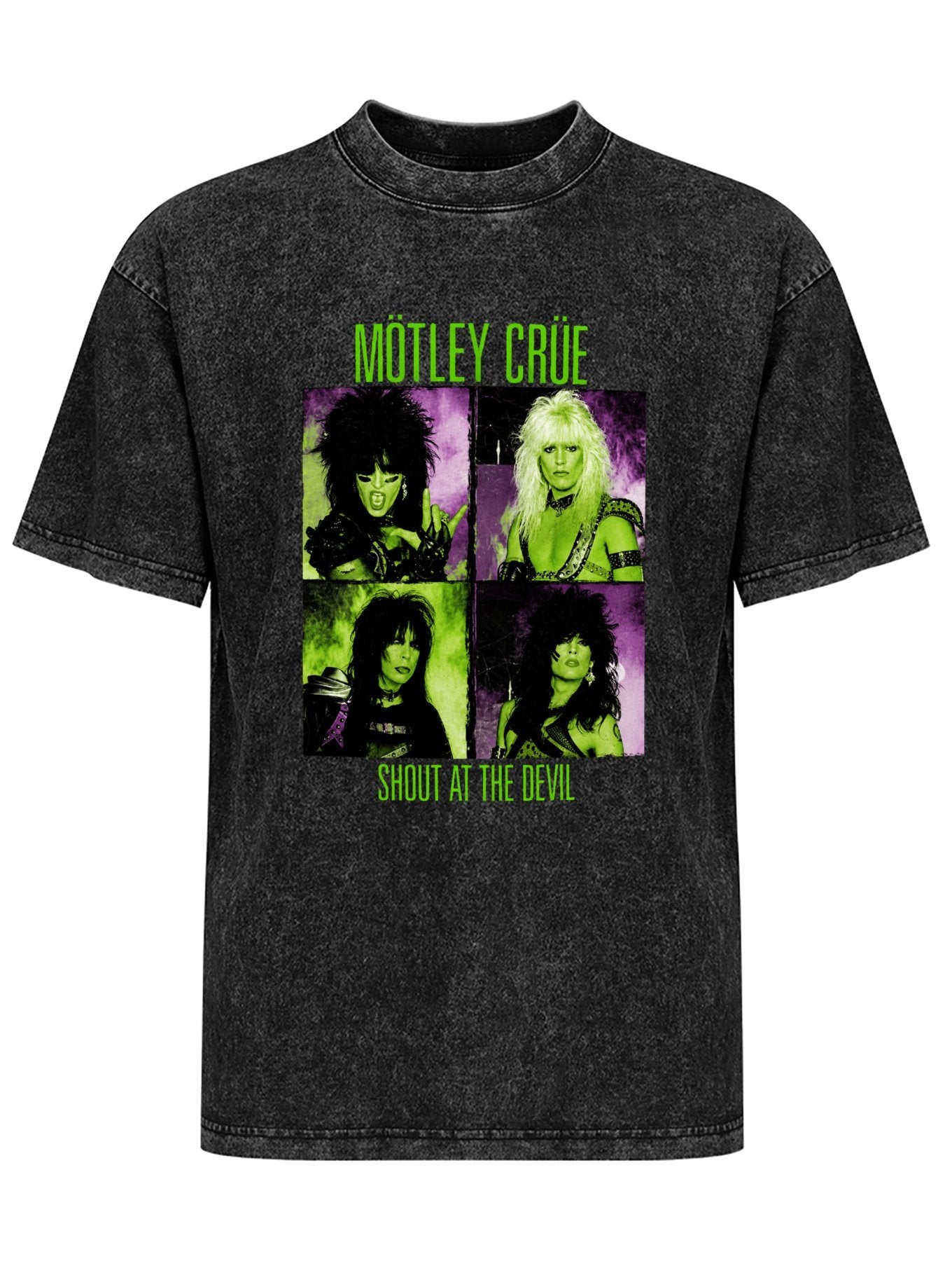 Mötley Crüe Shout at the Devil Portrait Graphic T-Shirt