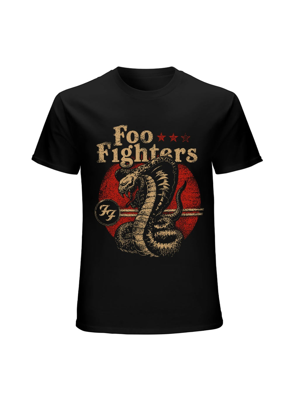 Foo Fighters Cobra Snake Graphic T-Shirt