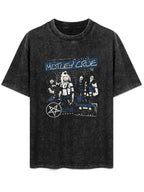 Mötley Crüe Shout at the Devil Collage Graphic T-Shirt