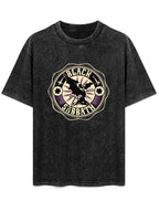 Vintage Washed Black Sabbath Winged Demon Crest Graphic T-Shirt