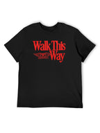 Aerosmith Walk This Way Typography Graphic T-Shirt