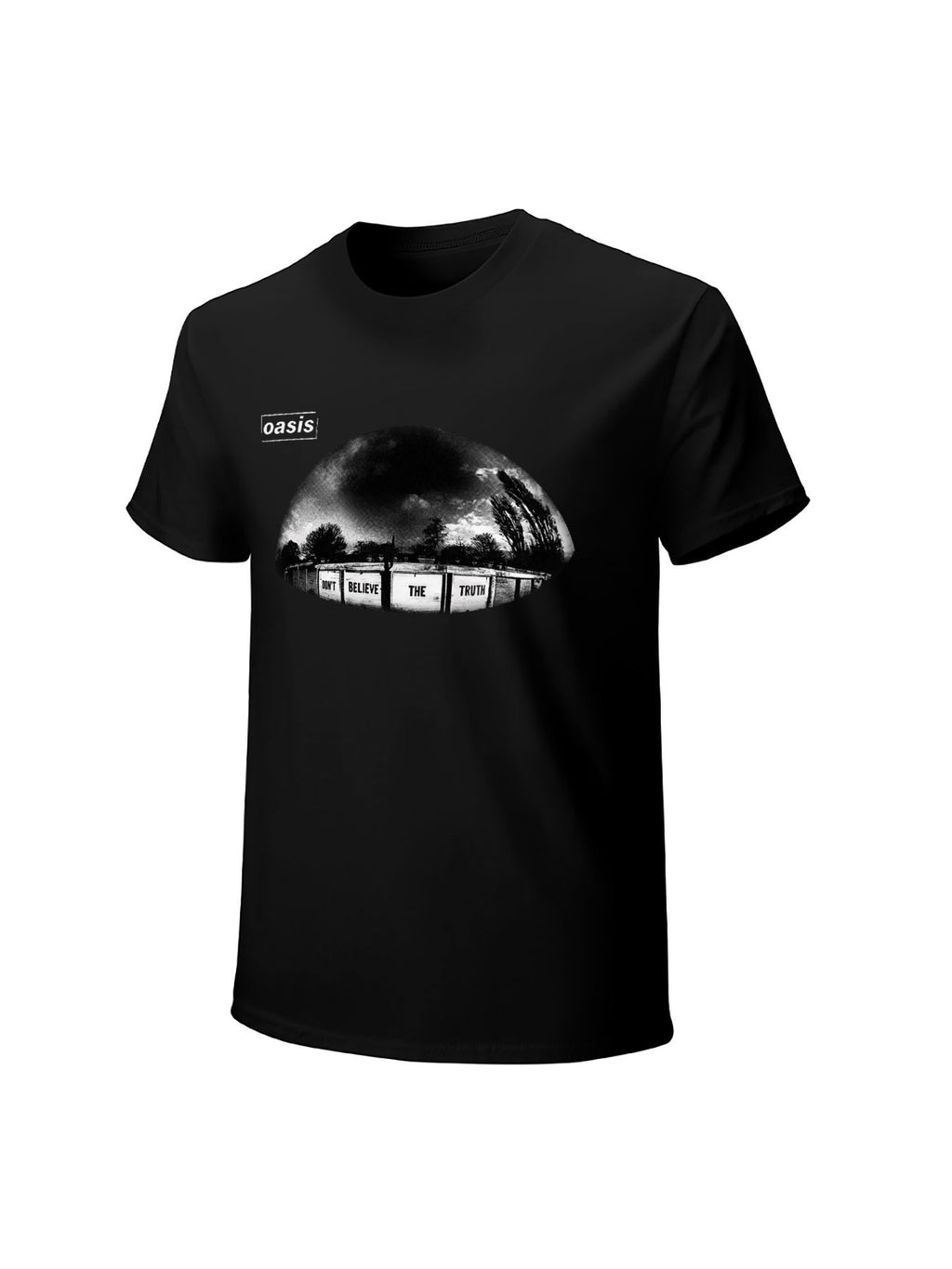 Oasis Monochrome Landscape Graphic T-Shirt
