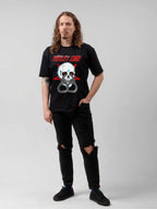 Mötley Crüe Skull Handcuffs Graphic T-Shirt