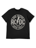 AC/DC 1975 High Voltage Rock & Roll Graphic T-Shirt