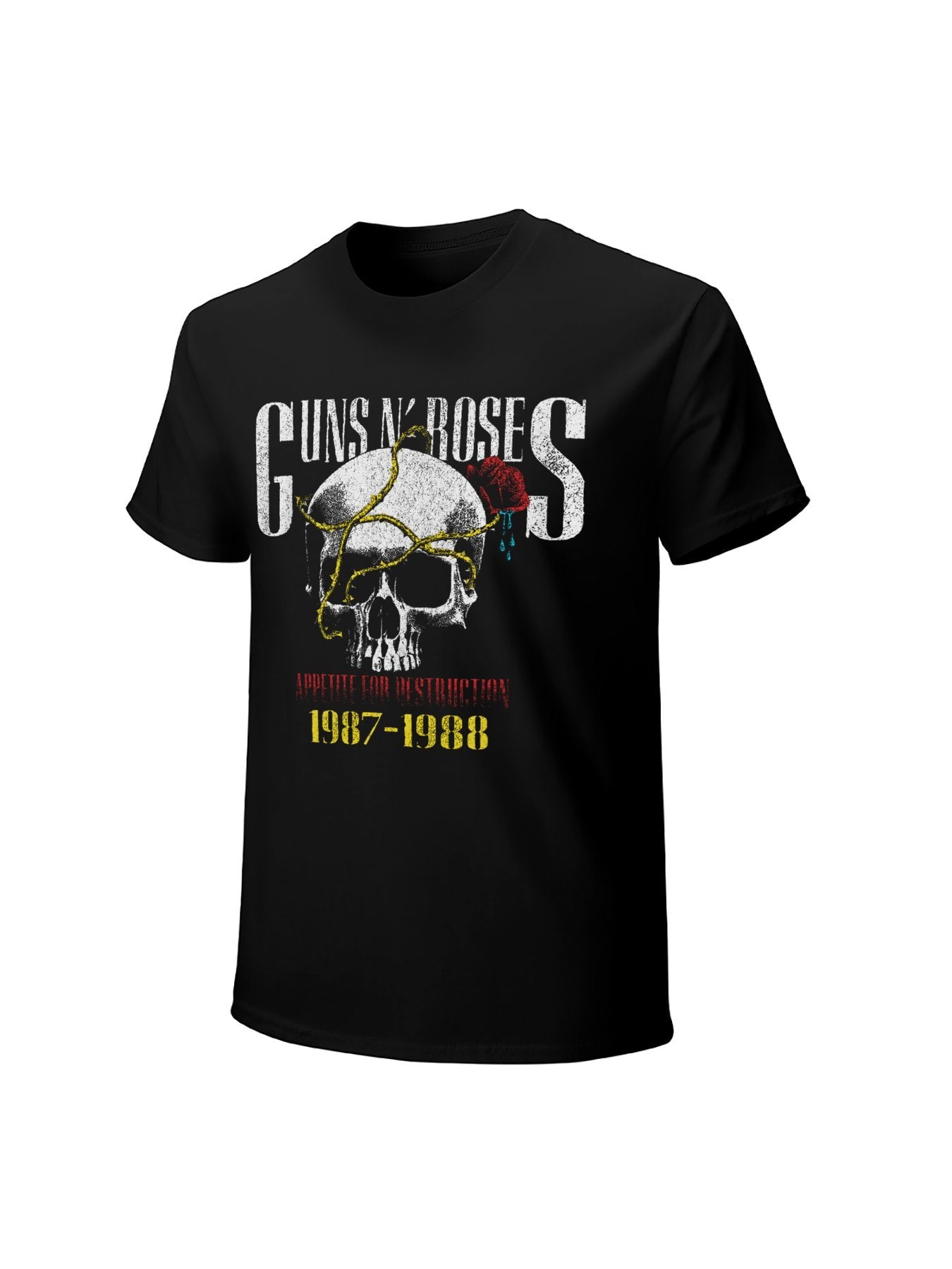 Guns N’ Roses Cracked Skull Appetite Tour Graphic T-Shirt