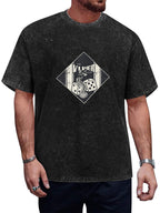 The Viper Room Snake and Dice Graphic Washed T-Shirt
