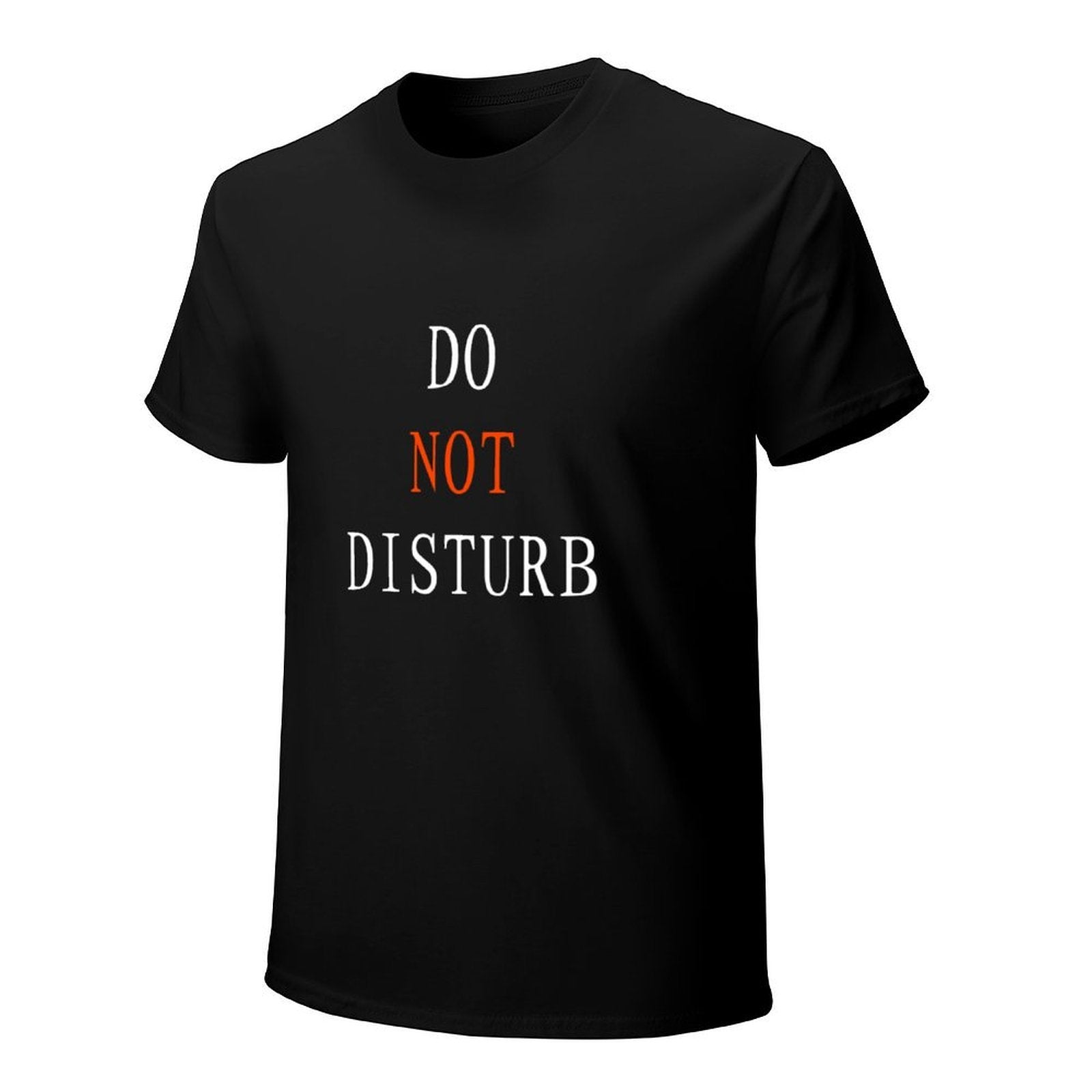 Do Not Disturb Graphic Black T-Shirt