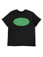 AC/DC Green Shamrock Logo St. Patrick’s Day T-Shirt