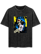 Guns N’ Roses Hooded Skeleton Playing Card Graphic T-Shirt