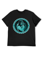 KISS Rock and Roll Over Teal Circle Graphic T-Shirt