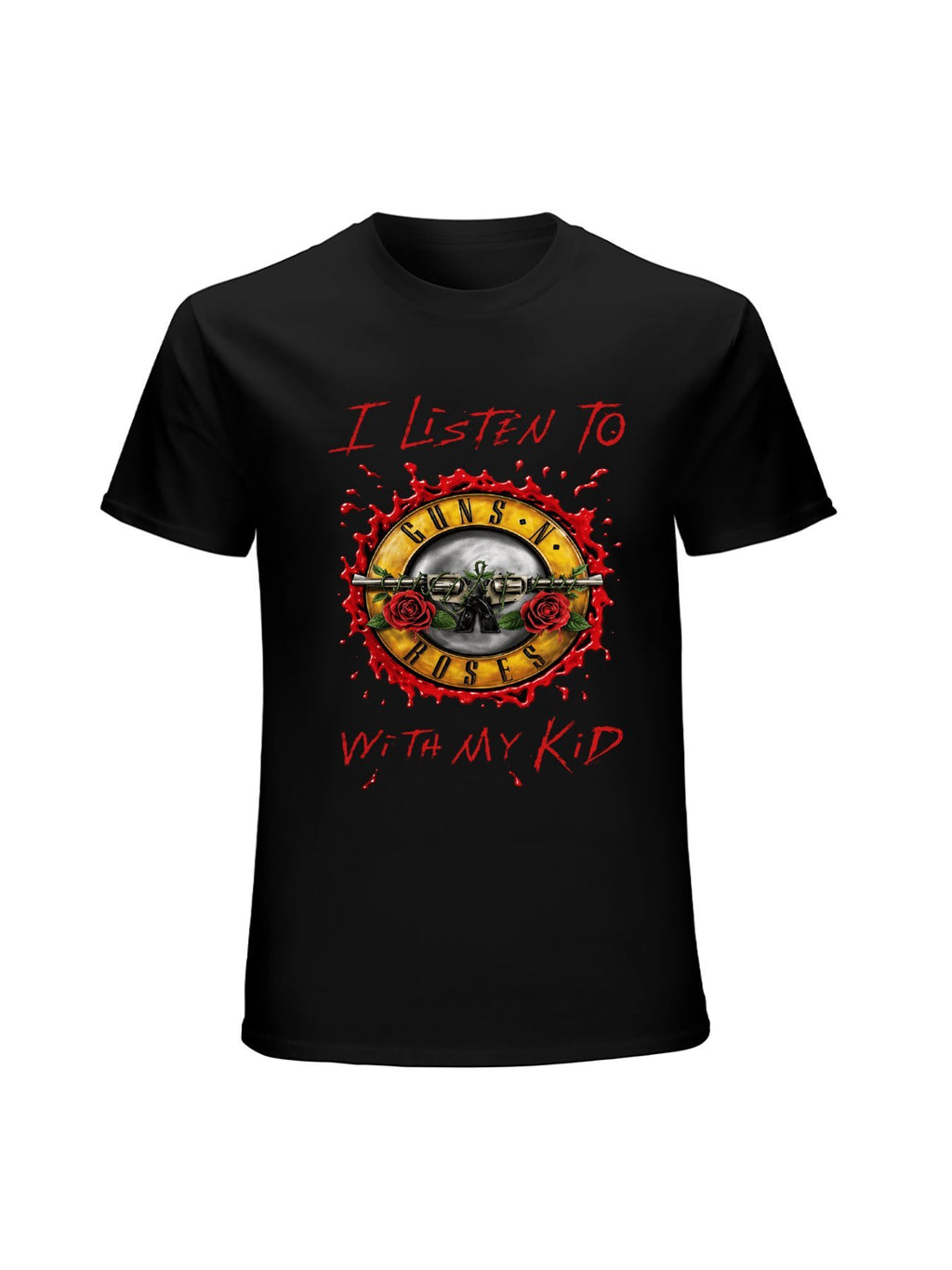 Guns N’ Roses Bullet Rose Family Graphic T-Shirt