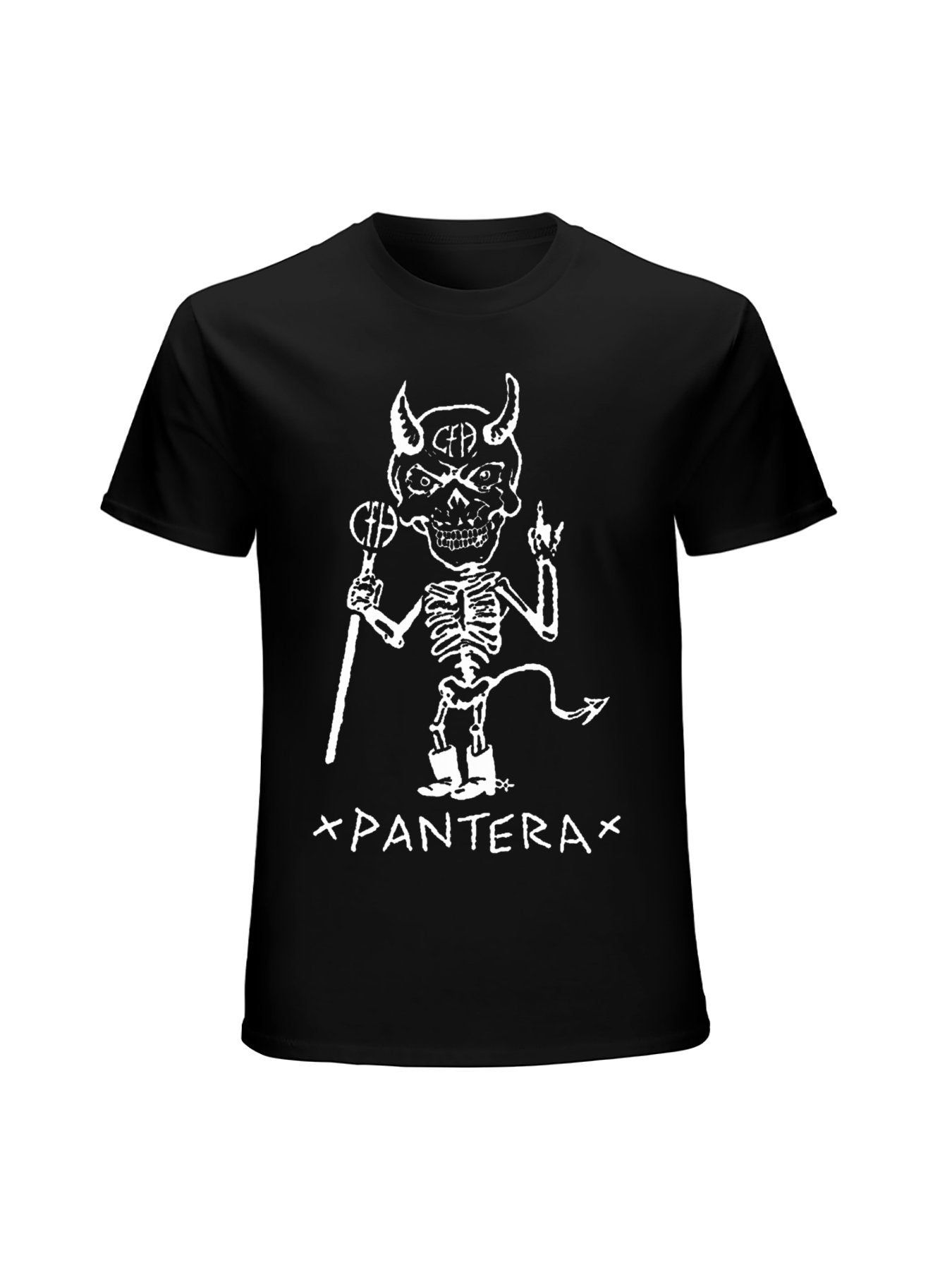 Pantera Devil Skeleton Graphic T-Shirt