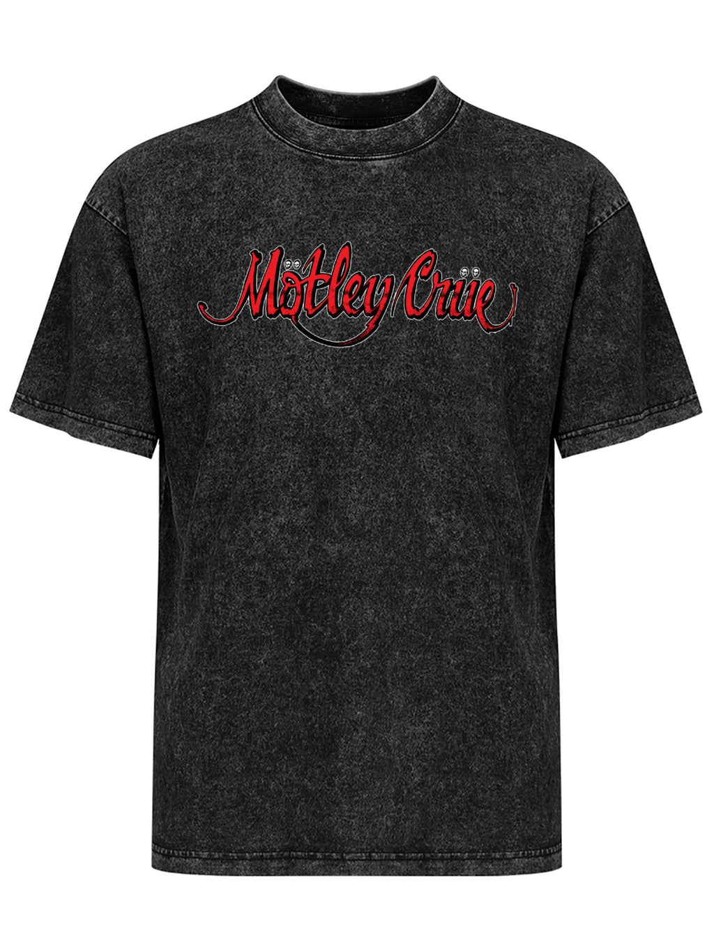 Mötley Crüe Red Script Logo Graphic T-Shirt