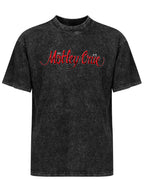 Mötley Crüe Red Script Logo Graphic T-Shirt